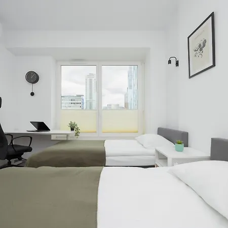 Z Widokiem Na Centrum 9 Pietro & Parking By Renters * Varsó